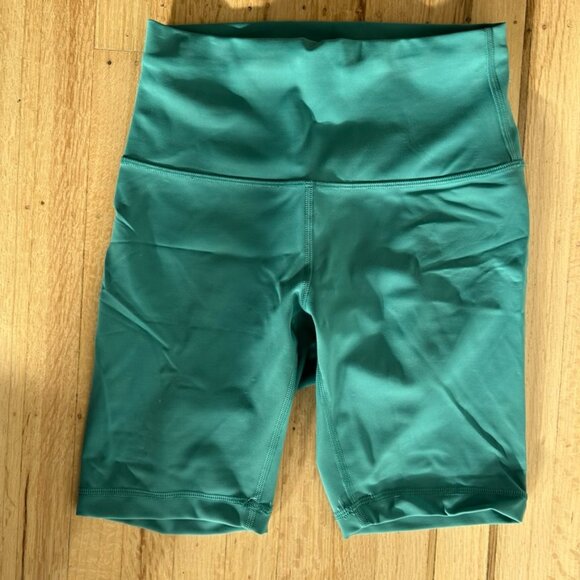 Teal Lululemon Wunder Train High-Rise Short 6" - Picture 1 of 4
